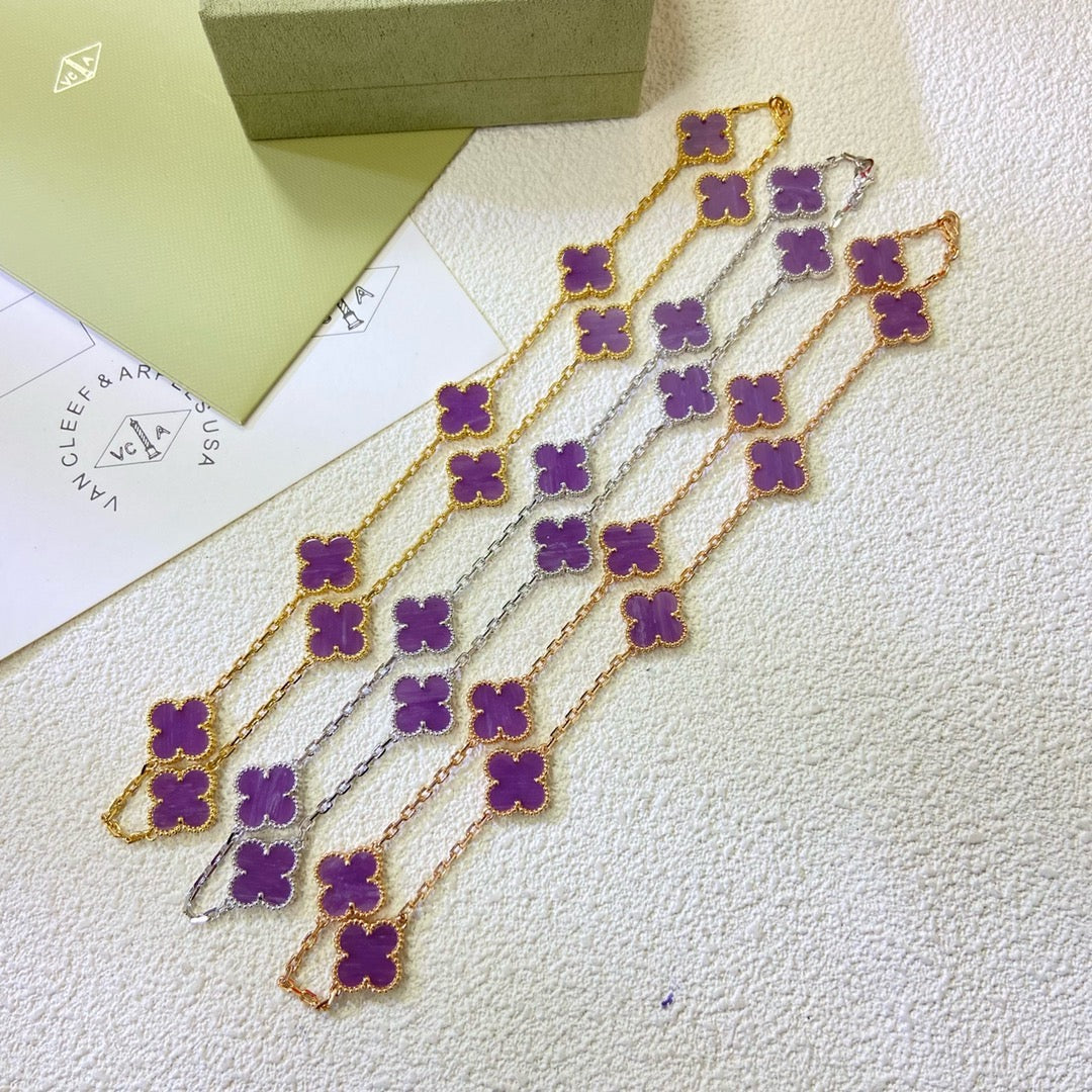 {
"Bling Jewelrys": "ブリングジュエリー",
"CLOVER 10 MOTIFS PURPLE VIOLET NECKLACE": "クローバー 10モチーフ パープルバイオレット ネックレス"
}