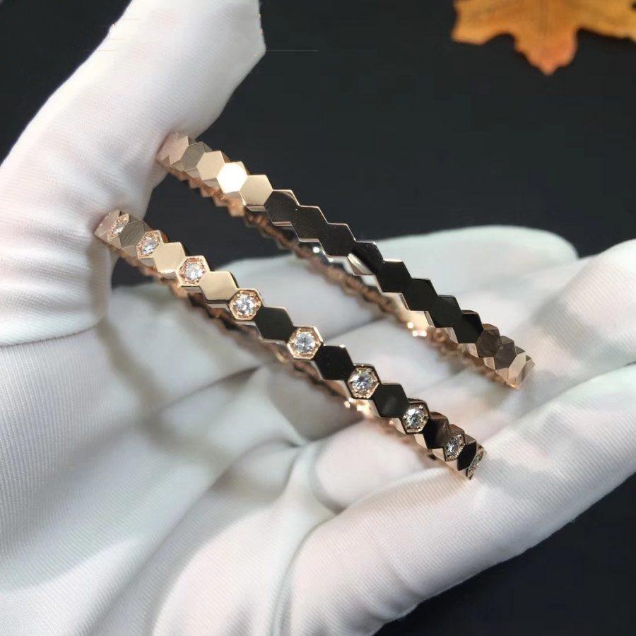 {"Bling Jewelrys": "ブリングジュエリー", "BEE LOVE PINK GOLD DIAMOND BRACELET": "ビーラブ ピンクゴールド ダイヤモンドブレスレット"}