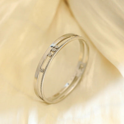 [Bling Jewelry] Move Romane Diamant-Armreif