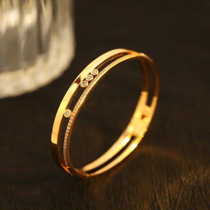 [Bling Jewelry] Move Romane Diamant-Armreif