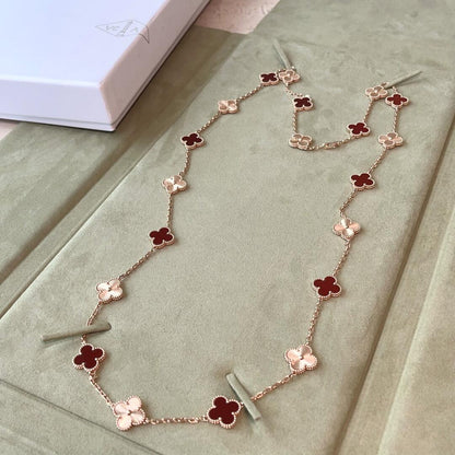 {
  "Bling Jewelrys": "Bling Jewelrys",
  "CLOVER 20 MOTIFS LASER CARNELIAN NECKLACE": "KLEEBLATT 20 MOTIVE LASER KARNEOL HALSKETTE"
}