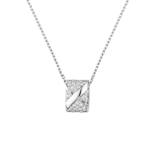 [Bling Jewelrys ]LIENS EVIDENCE DIAMOND PAVED NECKLACE
