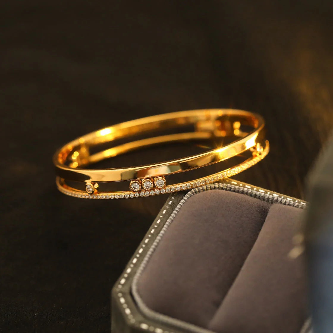 [Bling Jewelry] Move Romane Diamant-Armreif