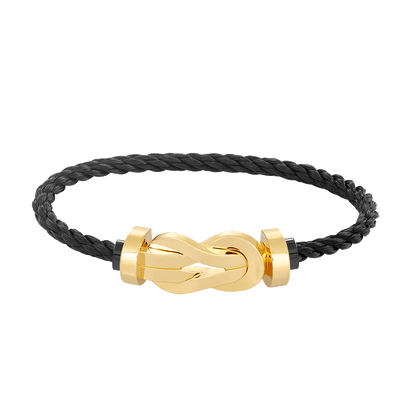 [Bling Jewelrys ]CHANCE LARGE 8 FIGURE BUCKLE NO DIAMOND BRACELET GOLD