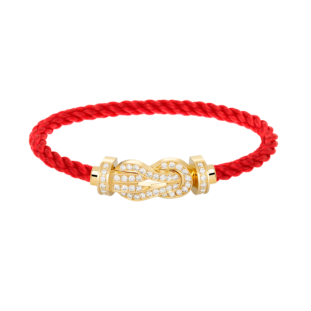 [Bling Jewelrys ]CHANCE LARGE 8 FIGURE BUCKLE FULLDIAMOND BRACELET GOLD