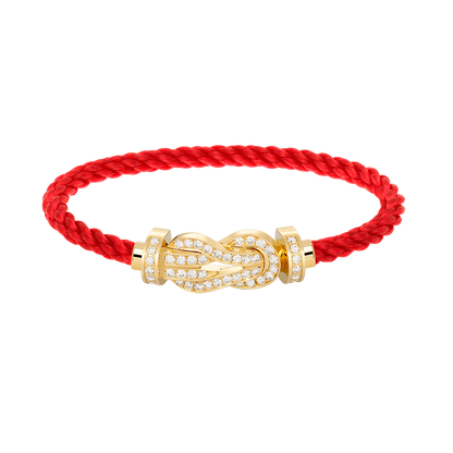 [Bling Jewelrys ]CHANCE LARGE 8 FIGURE BUCKLE FULLDIAMOND BRACELET GOLD