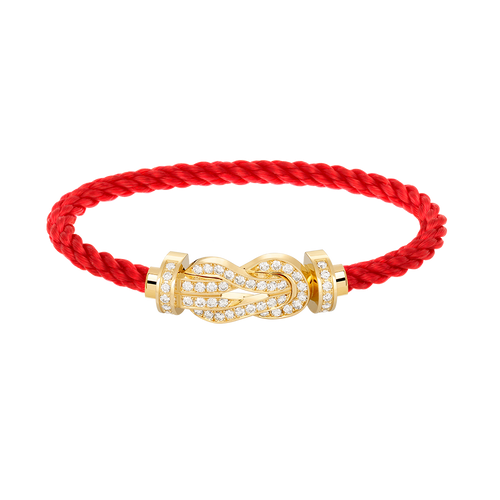 [Bling Jewelrys ]CHANCE LARGE 8 FIGURE BUCKLE FULLDIAMOND BRACELET GOLD