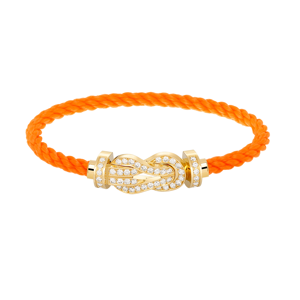 [Bling Jewelrys ]CHANCE LARGE 8 FIGURE BUCKLE FULLDIAMOND BRACELET GOLD