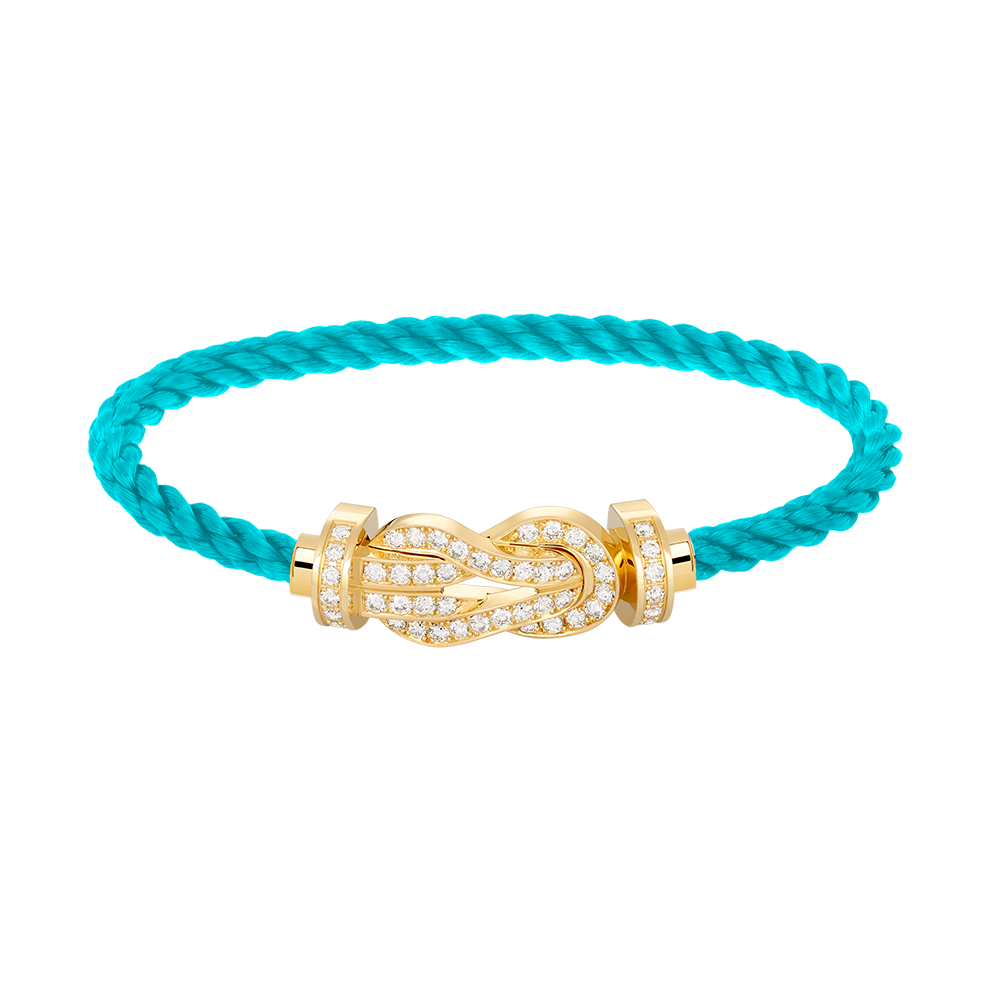 [Bling Jewelrys ]CHANCE LARGE 8 FIGURE BUCKLE FULLDIAMOND BRACELET GOLD