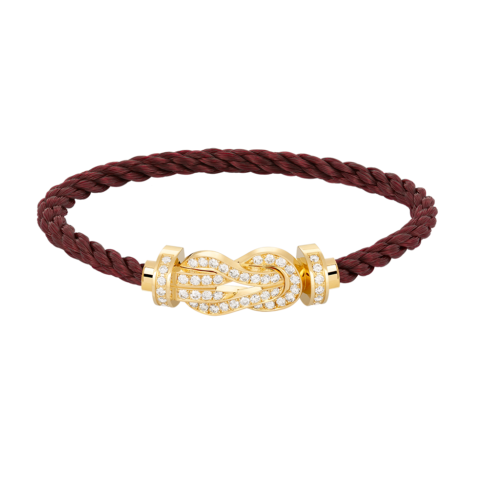 [Bling Jewelrys ]CHANCE LARGE 8 FIGURE BUCKLE FULLDIAMOND BRACELET GOLD
