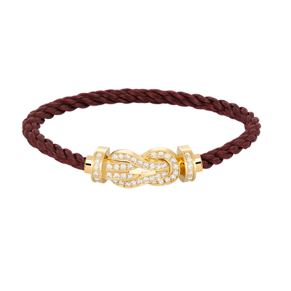 [Bling Jewelrys ]CHANCE LARGE 8 FIGURE BUCKLE FULLDIAMOND BRACELET GOLD