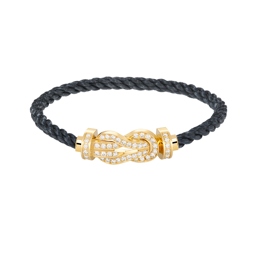 [Bling Jewelrys ]CHANCE LARGE 8 FIGURE BUCKLE FULLDIAMOND BRACELET GOLD