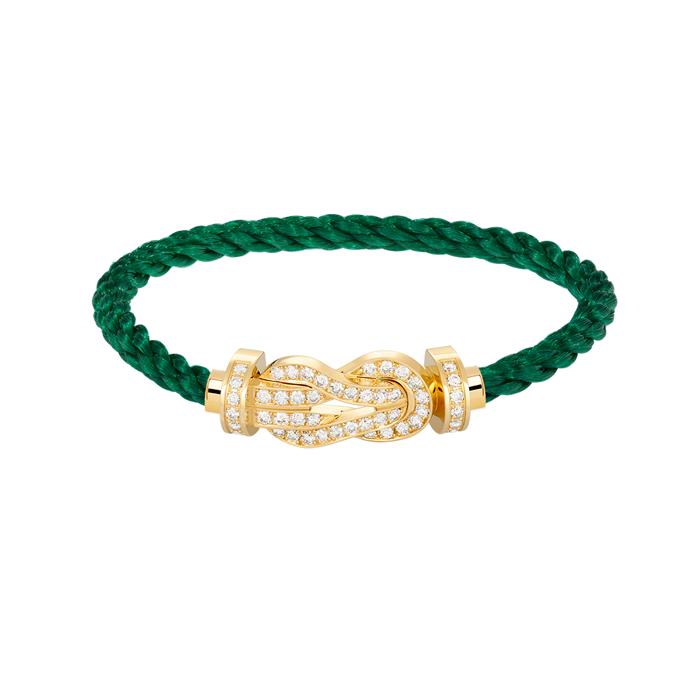 [Bling Jewelrys ]CHANCE LARGE 8 FIGURE BUCKLE FULLDIAMOND BRACELET GOLD