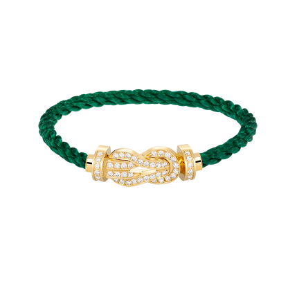 [Bling Jewelrys ]CHANCE LARGE 8 FIGURE BUCKLE FULLDIAMOND BRACELET GOLD