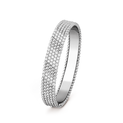 [Bling Jewelrys] FÜNFREIHIGES DIAMANTARMBAND