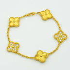 [Bling Jewelrys ] CLOVER 5 MOTIF LASER BRACELET COLLECTION