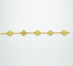 [Bling Jewelrys ] CLOVER 5 MOTIF LASER BRACELET COLLECTION
