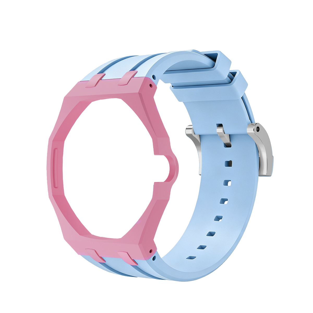 [Bling Jewelrys]Royal Oak Pop Exclusive Bioceramic Case & Silicone Strap Mix Color