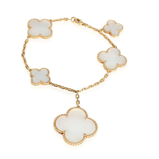 [Bling Jewelrys ]MAGIC CLOVER MOP GOLD BRACELET 5 MOTIFS