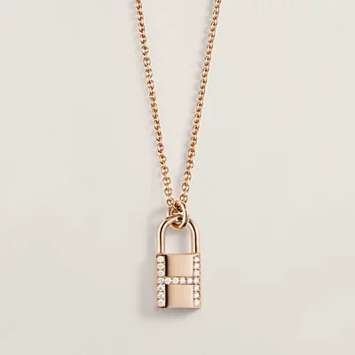 [Bling Jewelrys ]HM ADVANCED NICHE LOCK HEAD NECKLACE DIAMONDS