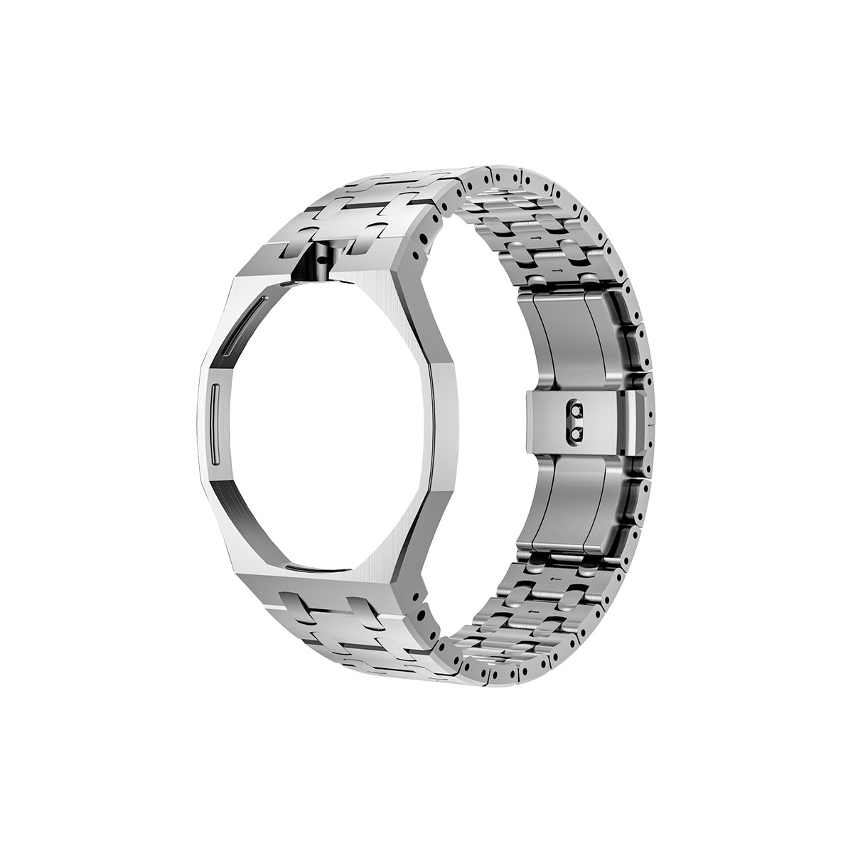 [Bling Jewelrys]OAK POP EXCLUSIVE SILVER STEEL STRAP