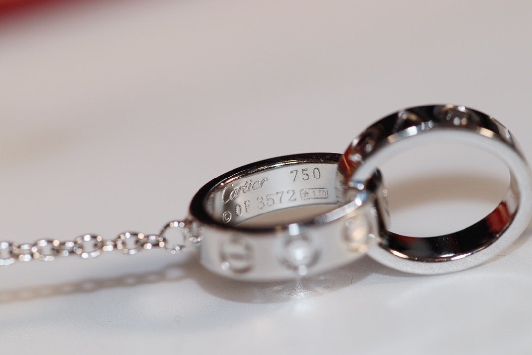 [Bling Jewelrys ]LIEBESKETTE ROSÉGOLD UND SILBER