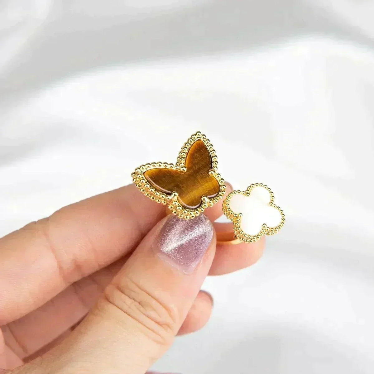 [Bling Jewelrys ]LUCKY BETWEEN THE FINGER RING