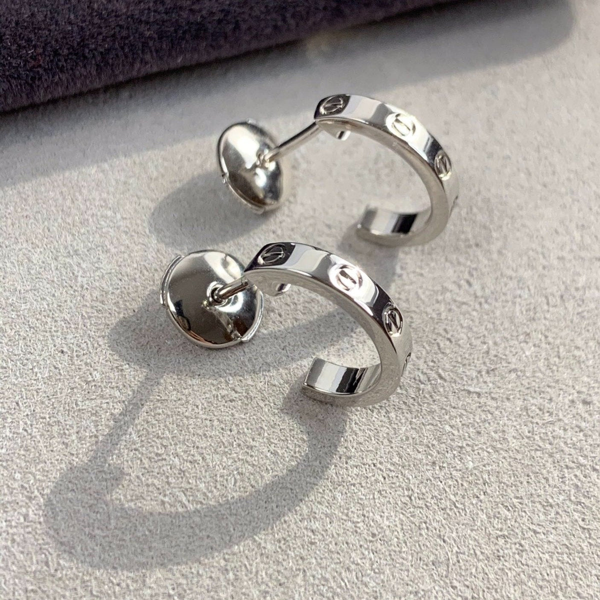 [Bling Jewelry] LIEBES-OHRRINGE 2,65 MM SILBER
