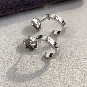 [Bling Jewelry] LIEBES-OHRRINGE 2,65 MM SILBER