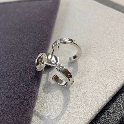 [Bling Jewelry] LIEBES-OHRRINGE 2,65 MM SILBER