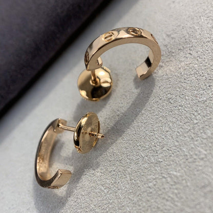[Bling Jewelrys ]LIEBES-OHRRINGE 2,65 MM ROSÉGOLD