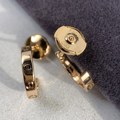 [Bling Jewelrys ]LIEBES-OHRRINGE 2,65 MM ROSÉGOLD