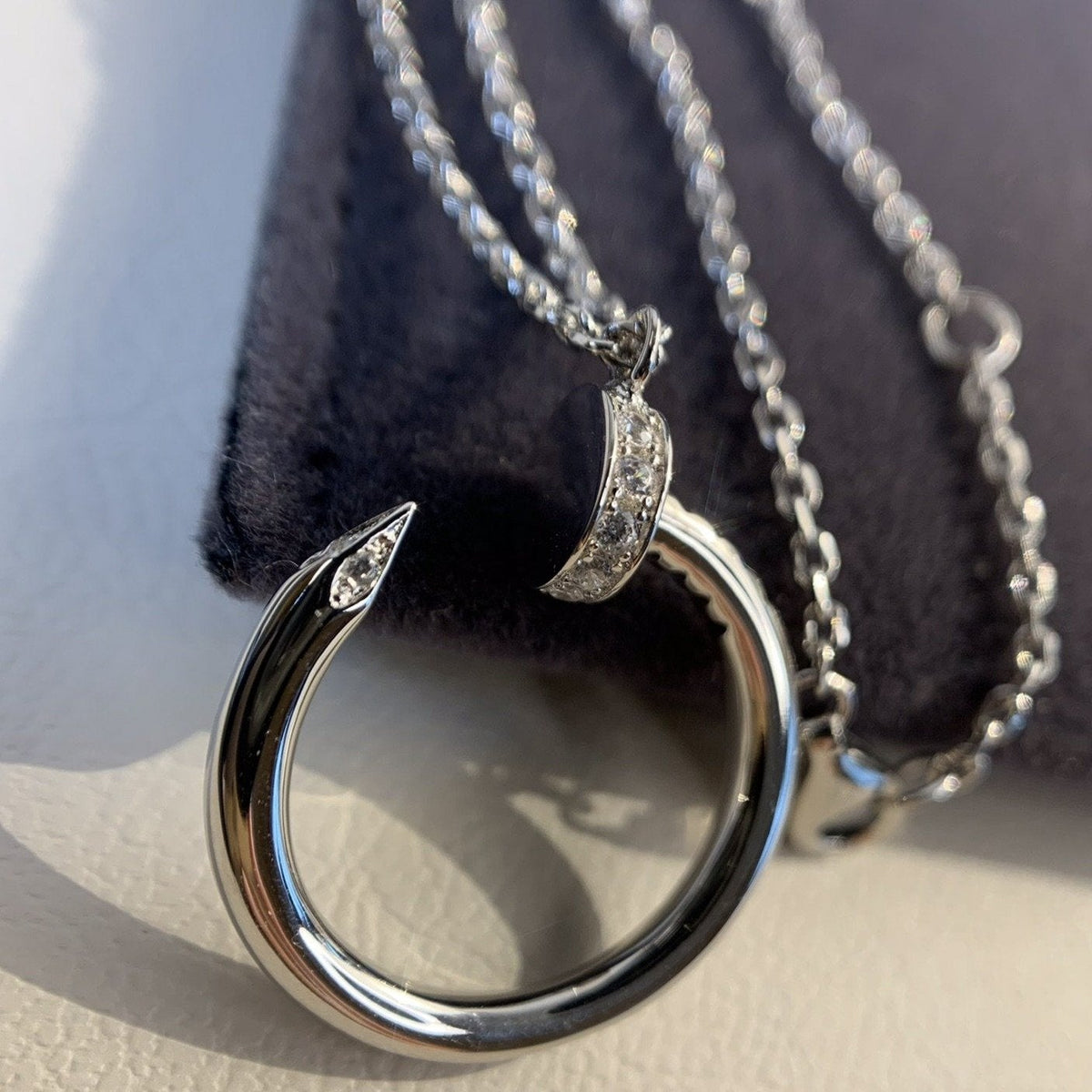 [Bling Jewelrys ]JUSTE NECKLACE SILVER
