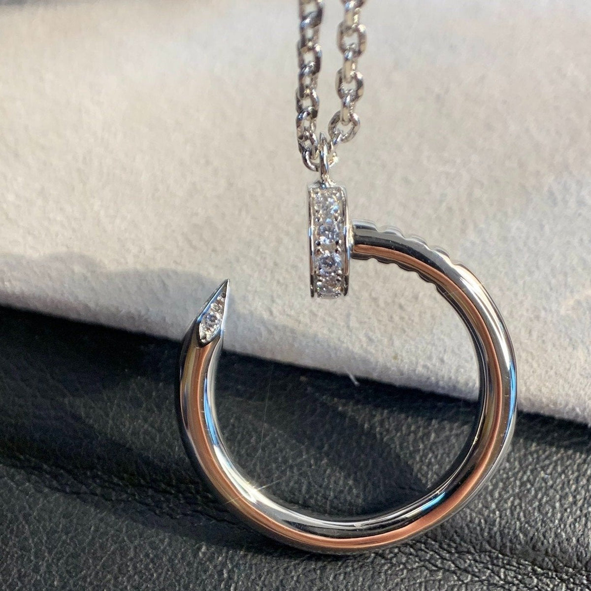 [Bling Jewelrys ]JUSTE NECKLACE SILVER