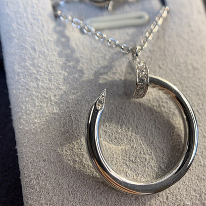 [Bling Jewelrys ]JUSTE NECKLACE SILVER