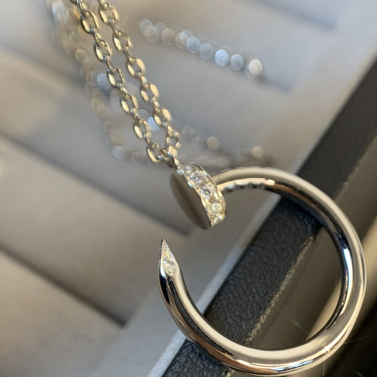 [Bling Jewelrys ]JUSTE NECKLACE SILVER