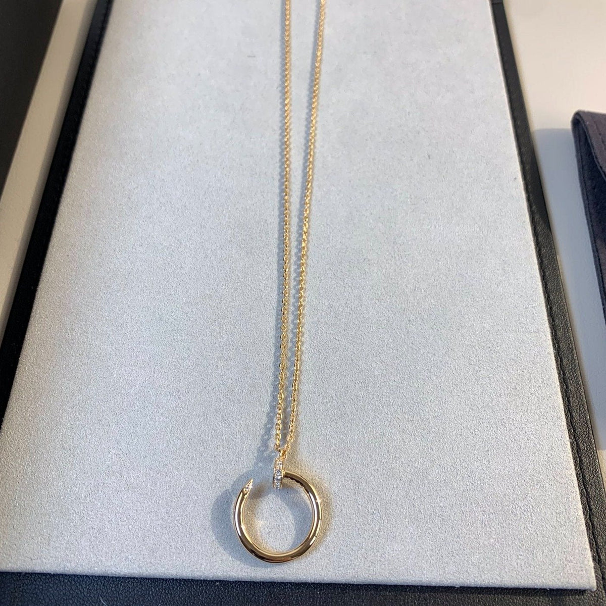 [Bling Jewelrys ]JUSTE NECKLACE PINK GOLD