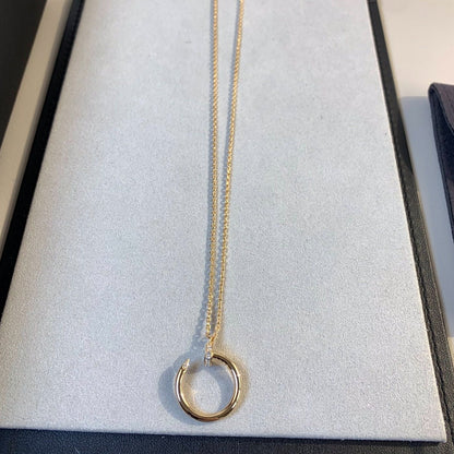 [Bling Jewelrys ]JUSTE NECKLACE PINK GOLD