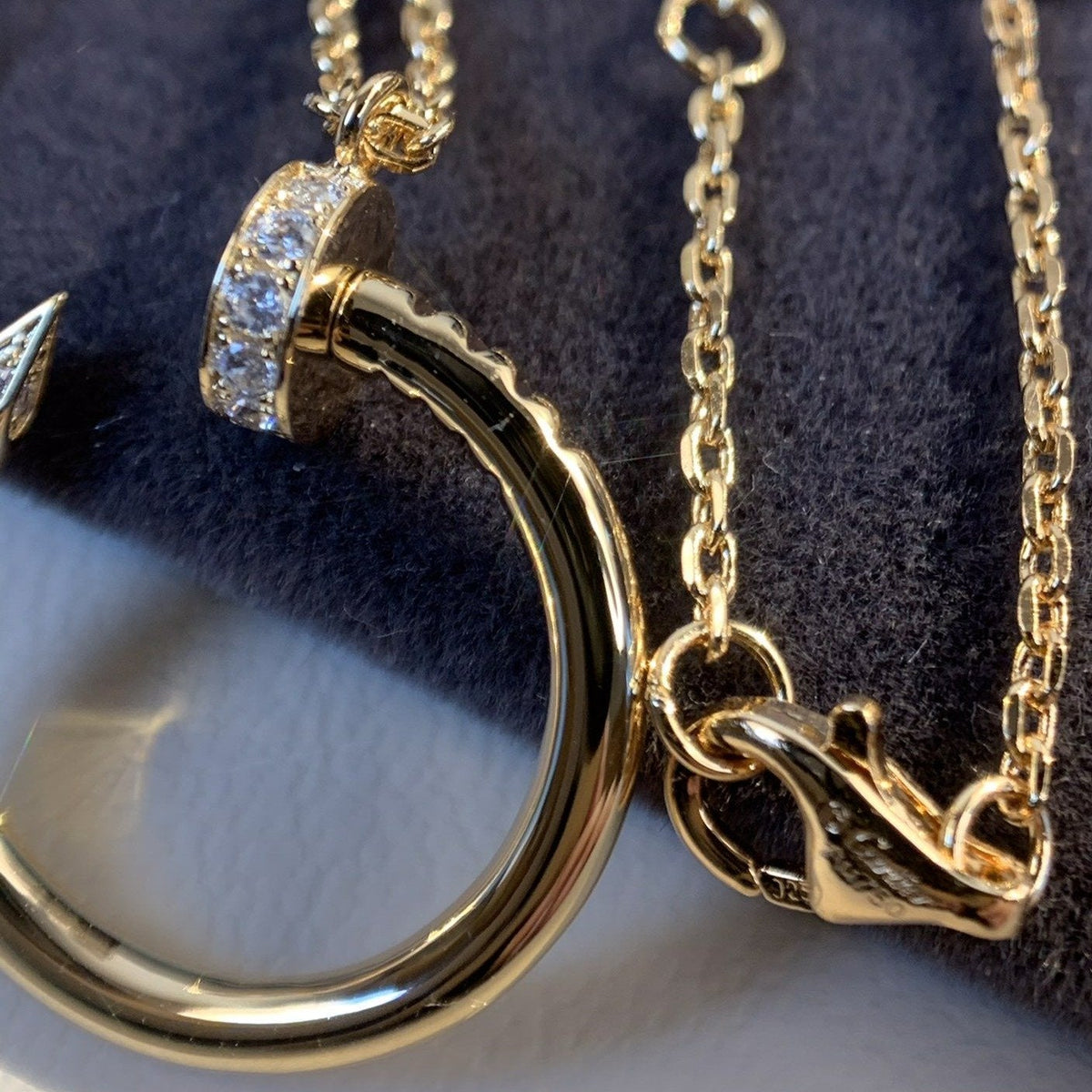 [Bling Jewelrys ]JUSTE NECKLACE PINK GOLD