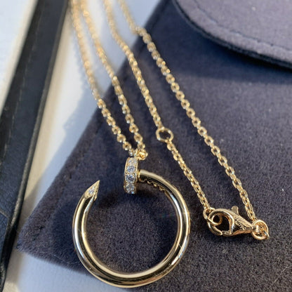 [Bling Jewelrys ]JUSTE NECKLACE PINK GOLD