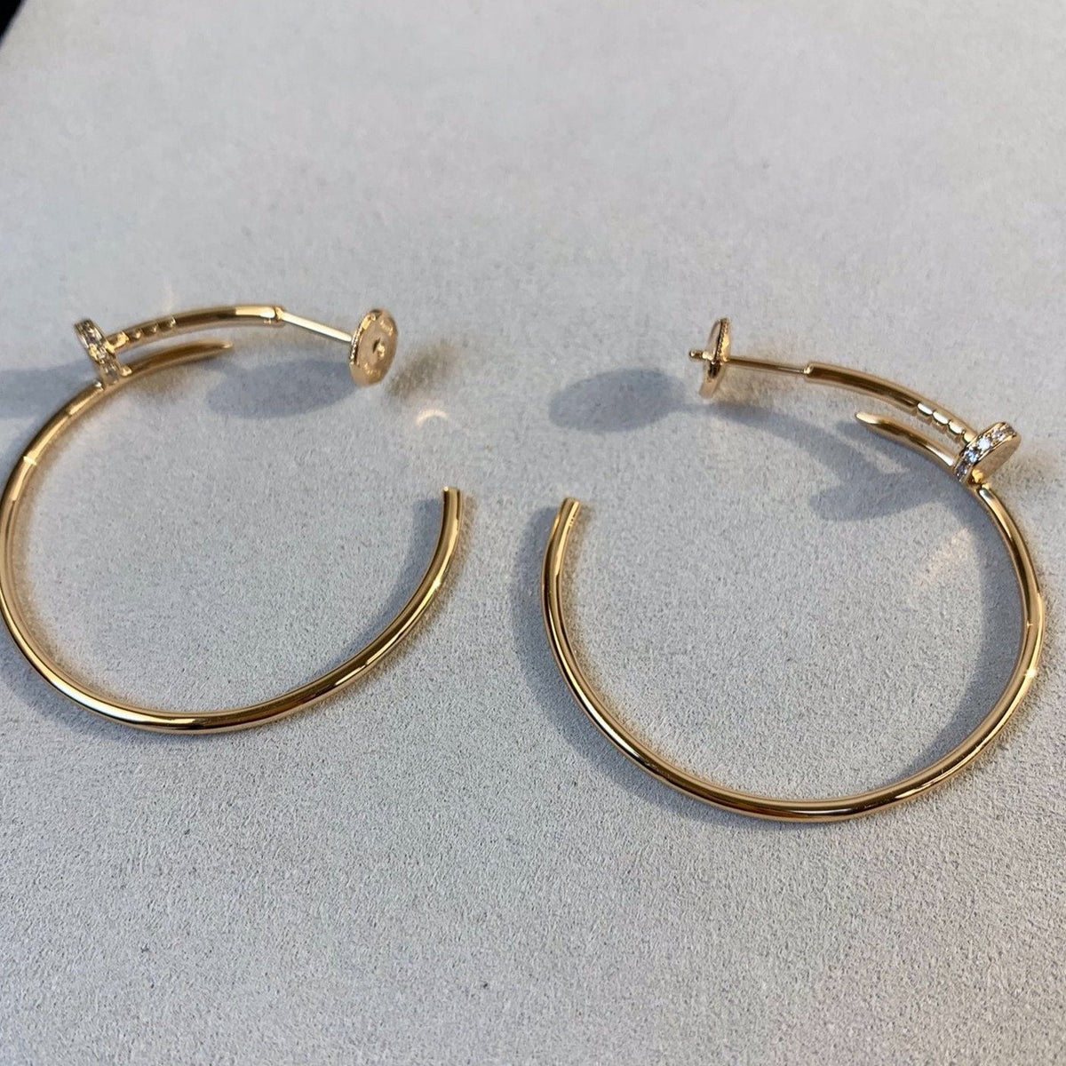 [Bling Jewelry] ジュスト イヤリング ゴールド ダイヤモンド 1.8mm
