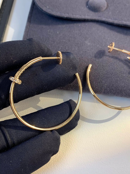 [Bling Jewelry] ジュスト イヤリング ゴールド ダイヤモンド 1.8mm