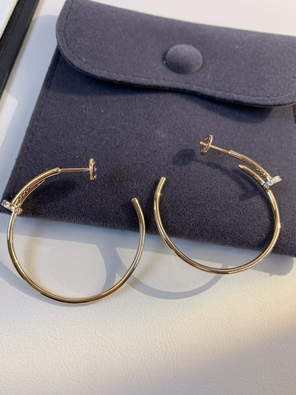 [Bling Jewelry] ジュスト イヤリング ゴールド ダイヤモンド 1.8mm