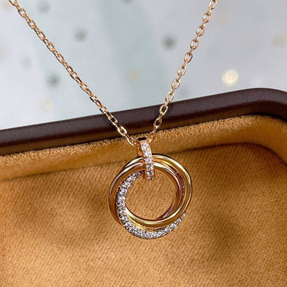 {
  "Bling Jewelrys": "ブリングジュエリー",
  "TRINITY NECKLACE SILVER GOLD PINK GOLD DIAMONDS": "トリニティネックレス シルバー ゴールド ピンクゴールド ダイヤモンド"
}