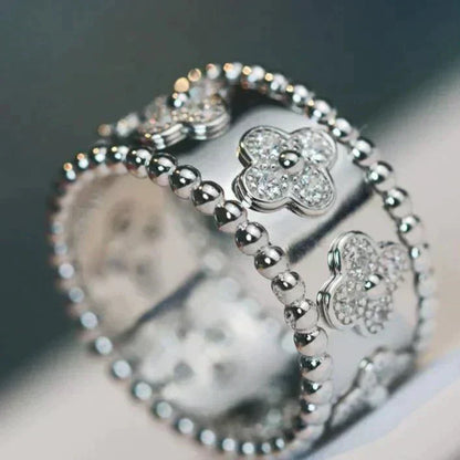 [Bling Jewelrys ]CLOVER KALEIDOSCOPE RING 10MM