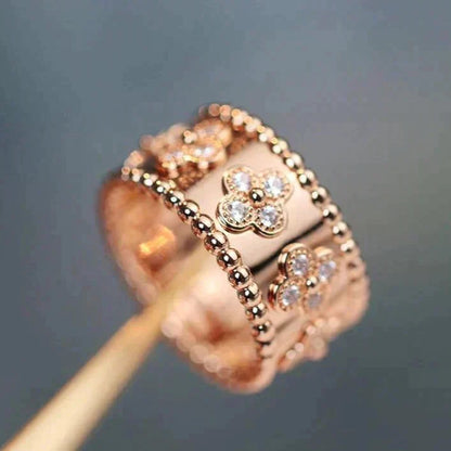 [Bling Jewelrys ]CLOVER KALEIDOSCOPE RING 10MM