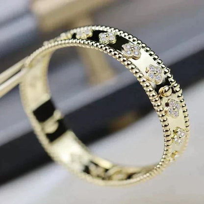 [Bling Jewelrys ]CLOVER BRACELET 8MM DIAMONDS