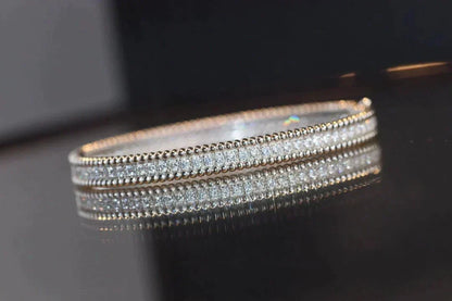 [Bling Jewelrys ]PERLEE DIAMANTARMBAND 1-REIHIG