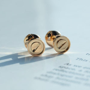 [Bling Jewelry] LIEBES-OHRRINGE ROSÉGOLD 10MM