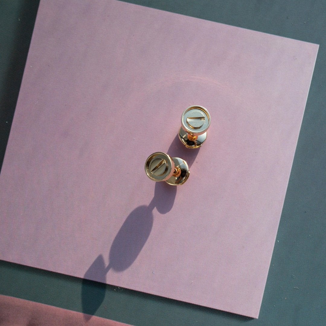 [Bling Jewelry] LIEBES-OHRRINGE ROSÉGOLD 10MM